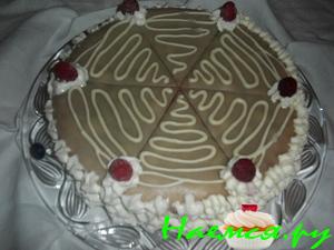 Торт "Белый захер" Торт "Белый захер"