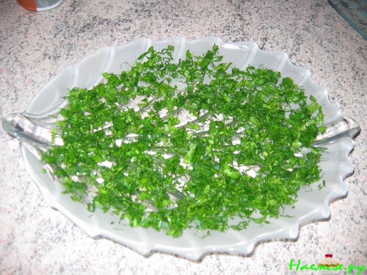 Салат "Одуванчики"