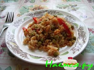 Пилав с креветками