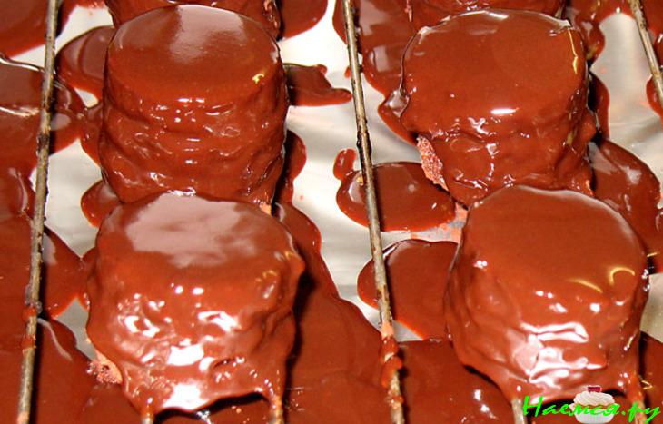 Шоколадно-вишнёвые Petit Fours (Пти Фур)