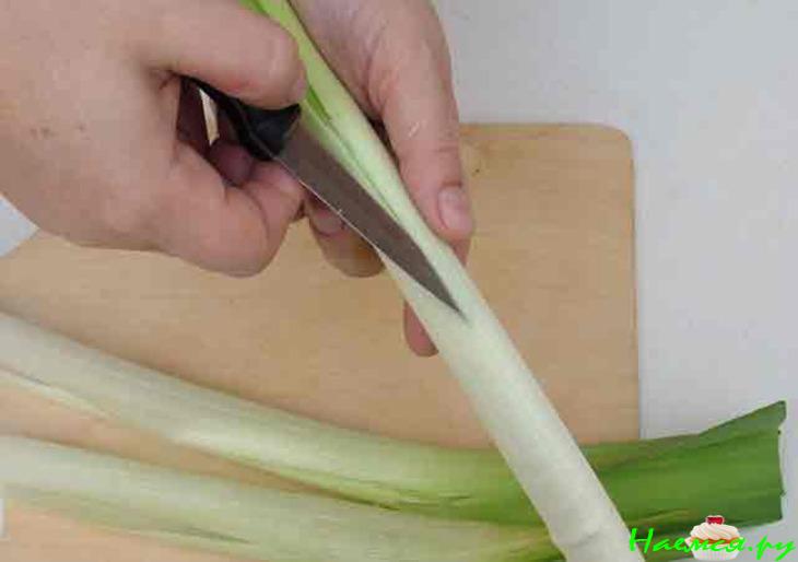 Котлеты в листьях лука-порея Котлеты в листьях лука-порея