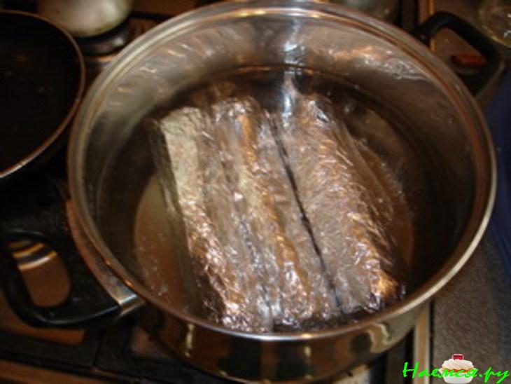 Рулет из Морского языка (Камбалы) с лососем