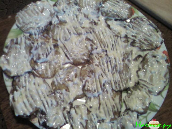 Закуска из баклажанов с перцем и помидором