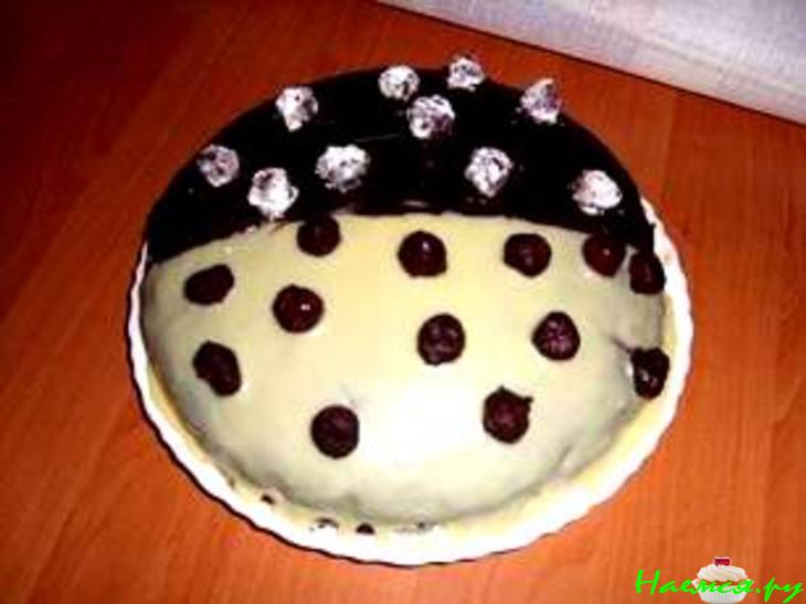 Шоколадно-вишневый торт