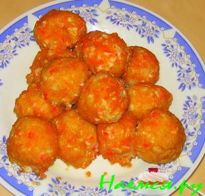 Закуска с крабовыми палочками Закуска с крабовыми палочками