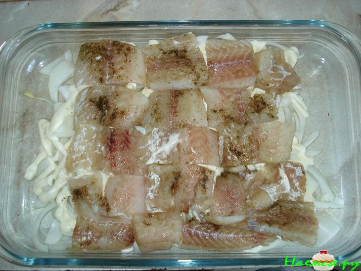 Рыба с беконом