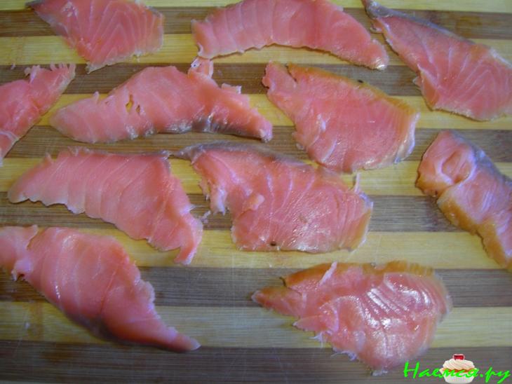 Закуска из семги