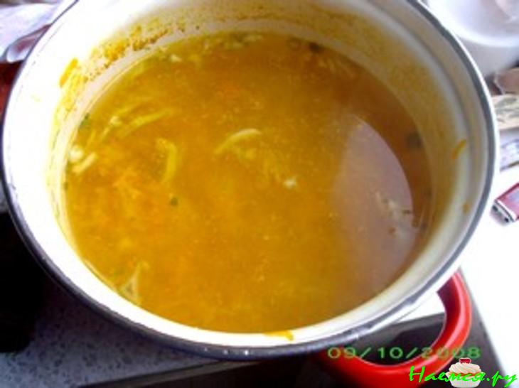 Суп куриный со шпинатом Суп куриный со шпинатом