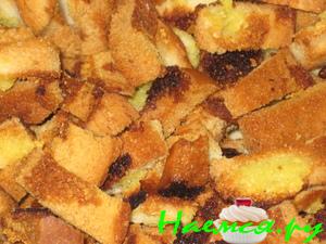 Чесночные сухарики