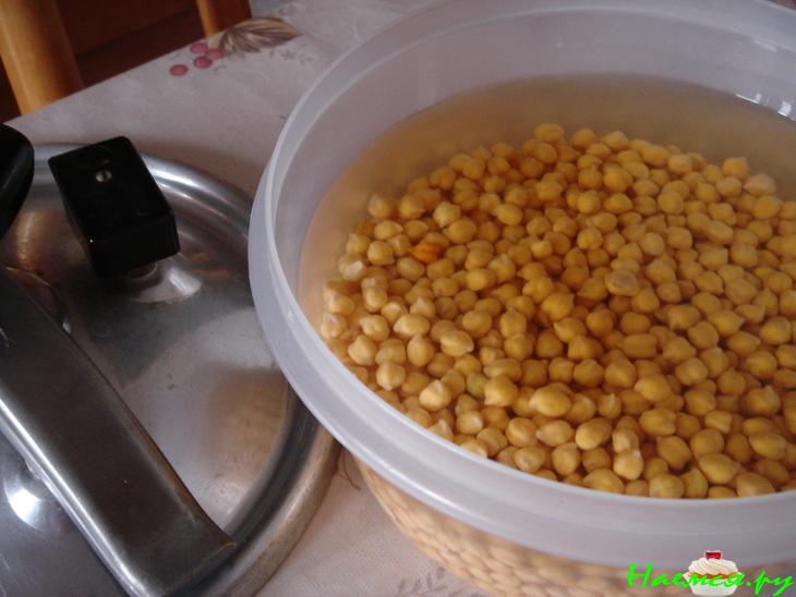 Нут с грибами и шпинатом Нут с грибами и шпинатом