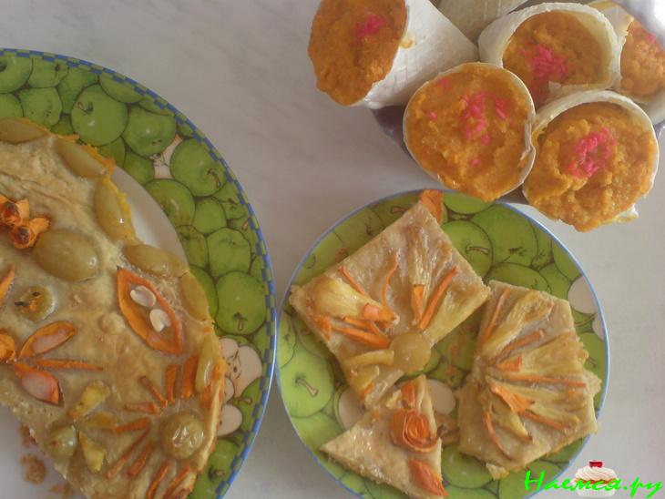 Пирог "Виноградно-тыквенный"