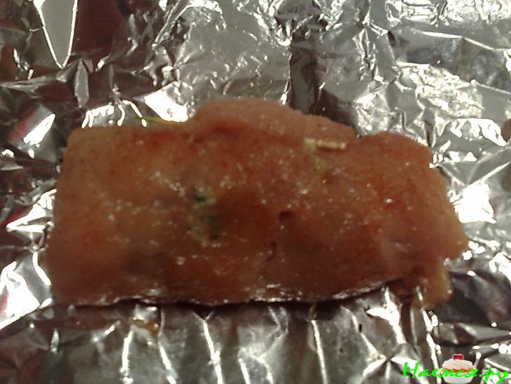 Куриные рулетики в фольге