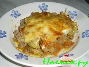 Запеканка быстрая на обед