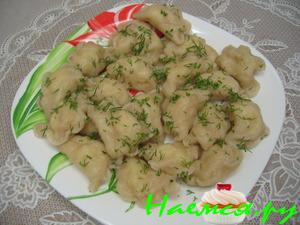 Постные вареники с разными начинками