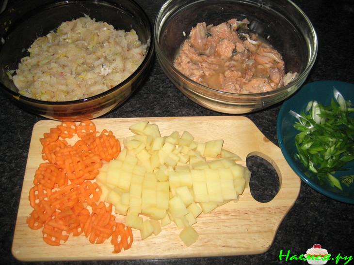 Домашний рыбный суп