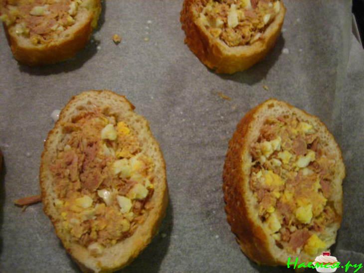 «Гнездышки» с начинкой из тунца 