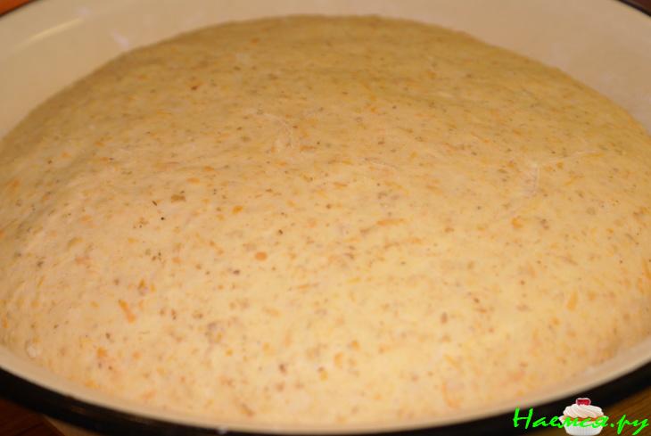 Тыквенный хлеб с овсяными хлопьями и курагой