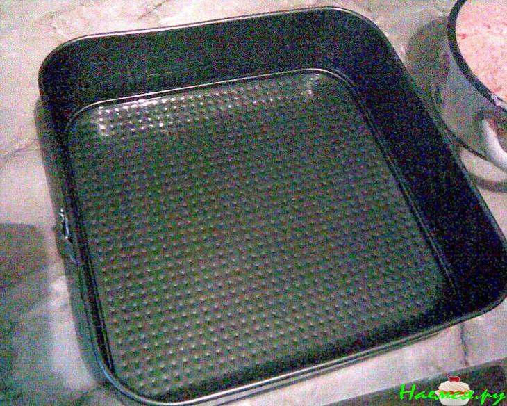 Вишнево-творожный пирог