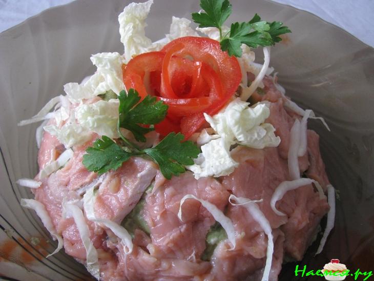 Салат с тунцом "Розочка" Салат с тунцом "Розочка"