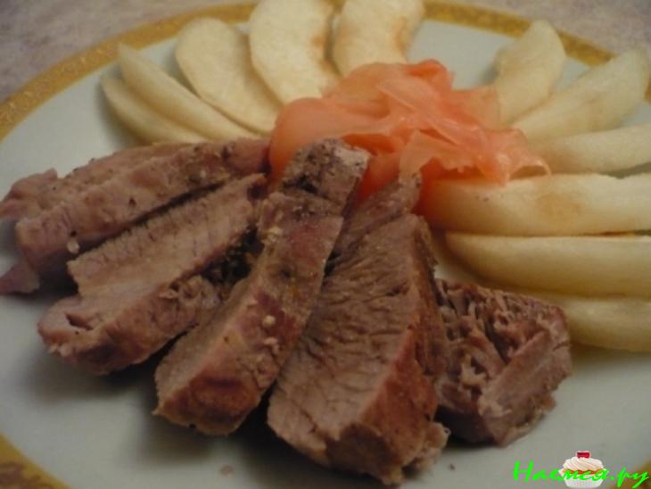 Свинина имбирная, запеченная "Hot stuff"