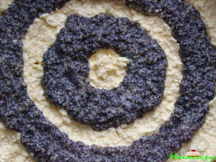 Маково-творожный пирог