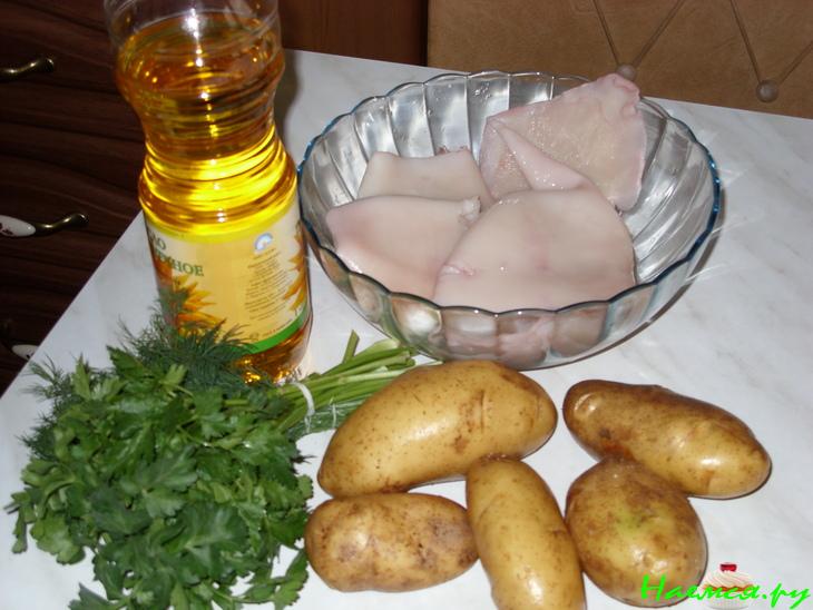 Кальмары по-гавайски Кальмары по-гавайски