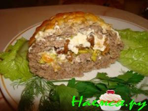 Пикантный мясной рулет Пикантный мясной рулет