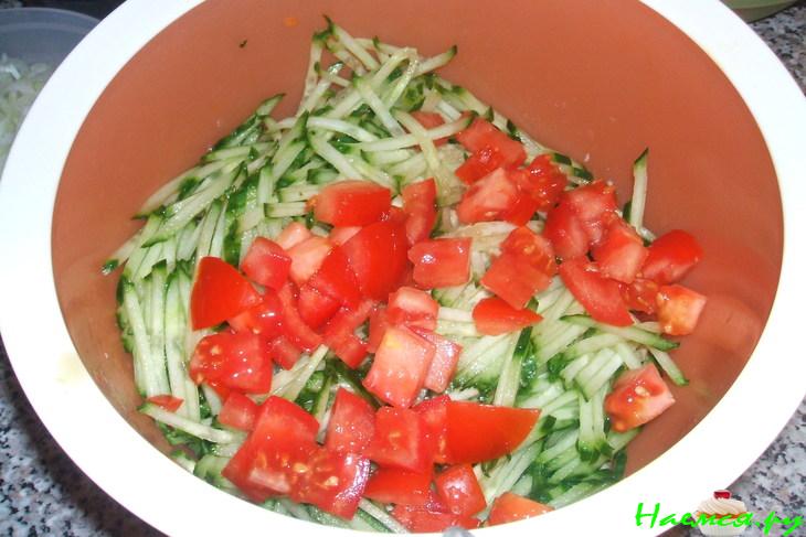 Корейский салат со свининой Корейский салат со свининой