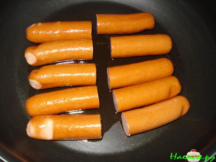 Сосиски в капусте "Найди меня" Сосиски в капусте "Найди меня"