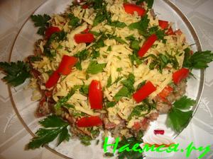 Рыбный салат без майонеза