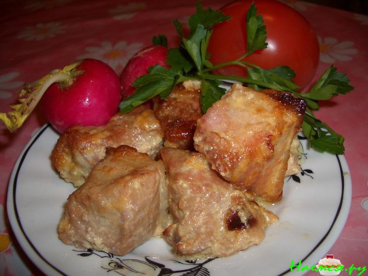 Свинина запеченная по-домашнему Свинина запеченная по-домашнему