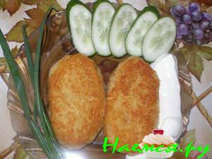 Котлеты картофельно-куриные Котлеты картофельно-куриные