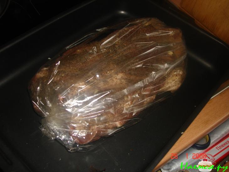 Свинина в рукаве