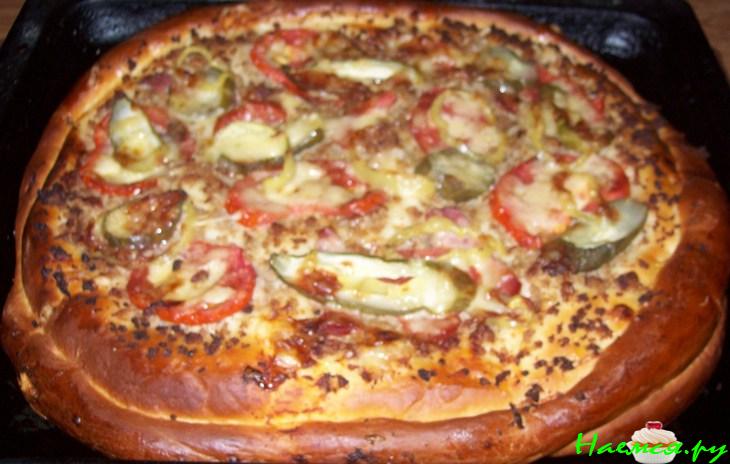 Румяная пицца