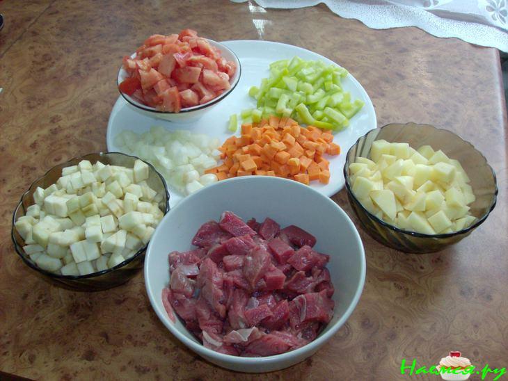 Лагман со спагетти Лагман со спагетти