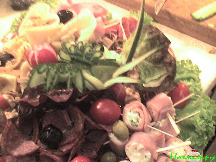 Закусочная тарелочка (ассорти)