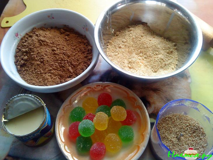 Пирожные "Сюрприз" (без выпечки)