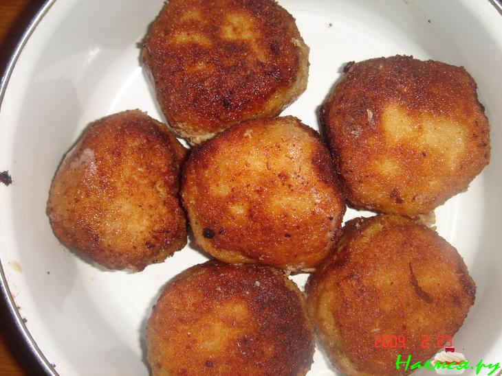 Котлеты из курятины и телятины