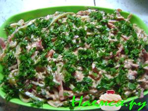 Салат из перца под соусом