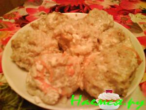 Нежные свиные тефтели с рисом