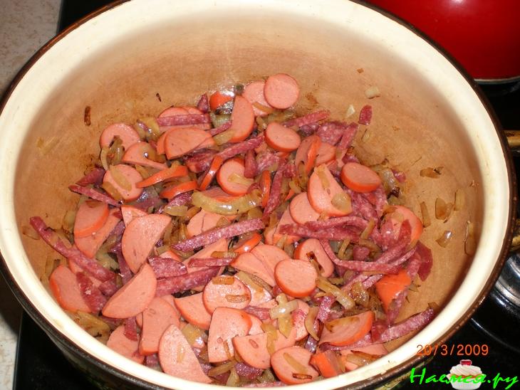 Быстрый суп (очень неполезный, но очень вкусный) Быстрый суп (очень неполезный, но очень вкусный)