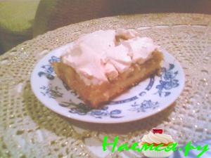 Яблочный пирог с безешной корочкой Яблочный пирог с безешной корочкой