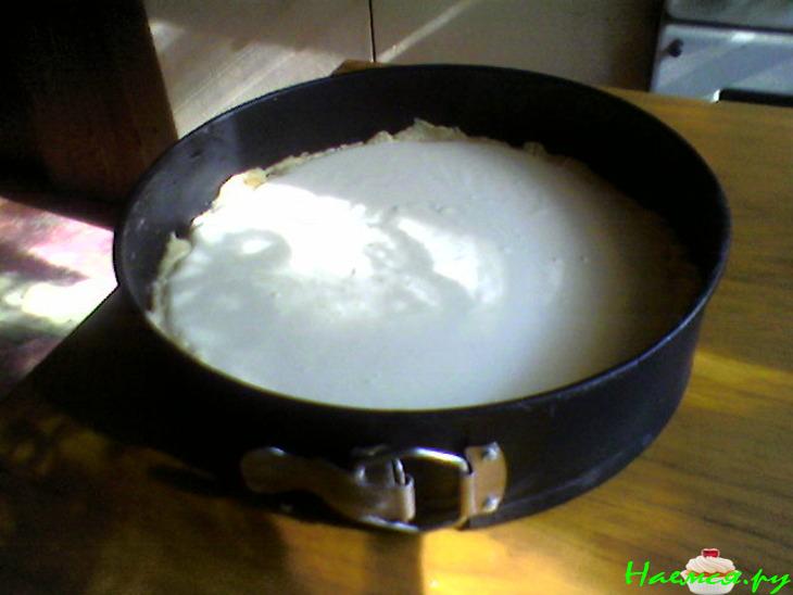 Пирог с вишней и творогом Пирог с вишней и творогом