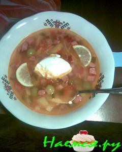 Рассольник необычный