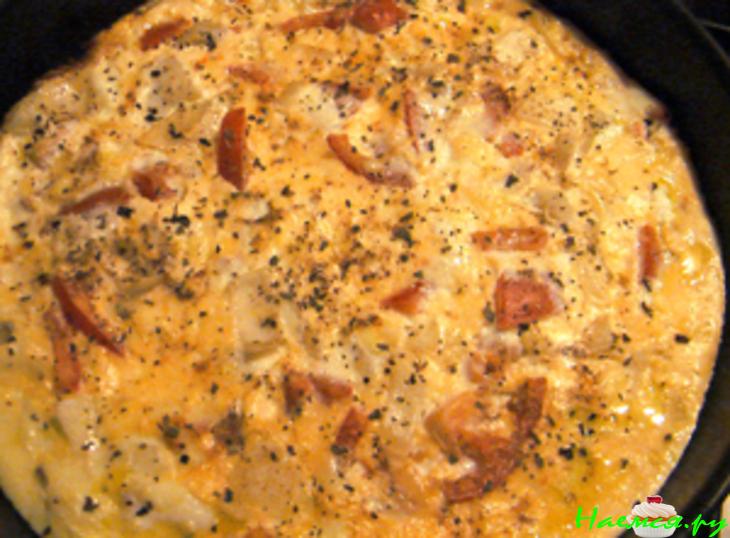 Яркая яичница