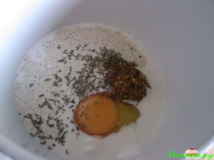 Сырно-горчичный чизкейк