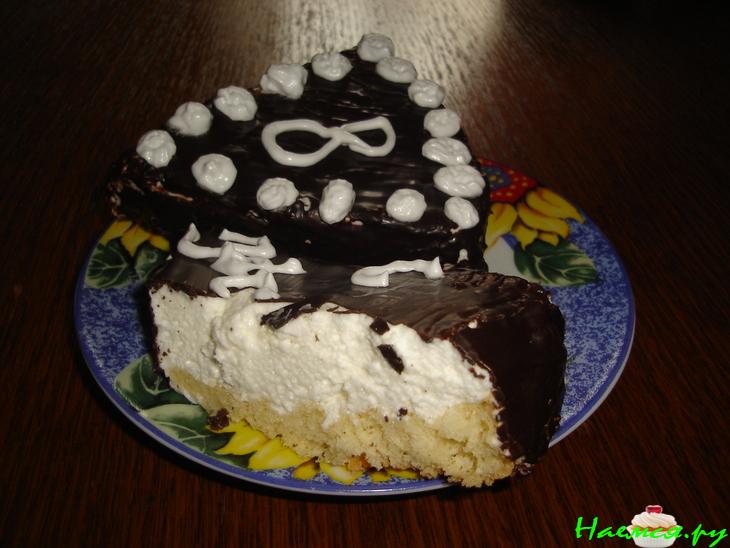 Торт "Птичье молоко" к 8 марта