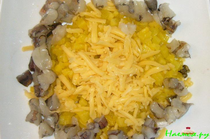 Омлет... или маффины с тыквой и креветками