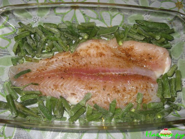 Морской язык с кукурузным соусом