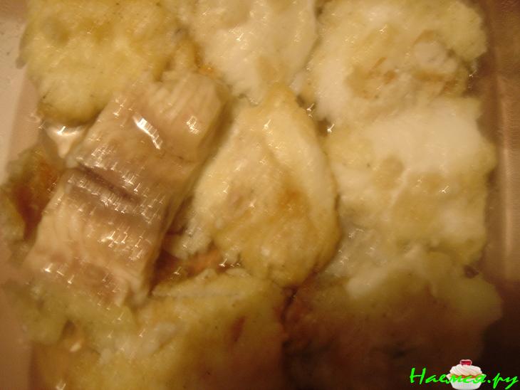 Жареная зубатка Жареная зубатка